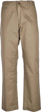 East Harbour Surplus Khaki Cotton Chinos with Tapered Leg and Functional Pockets