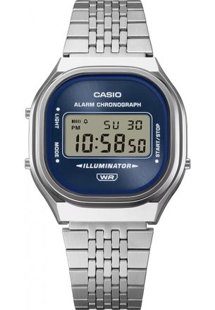 Casio Womens A140WE-2AEF Collection Watch - Silver - One Size