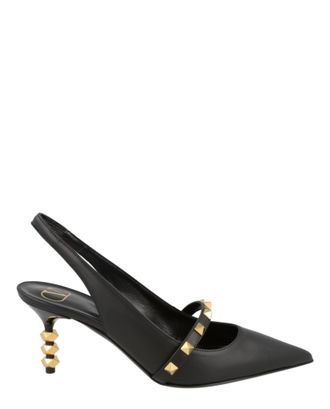 Valentino Rockstud Slingback Pumps