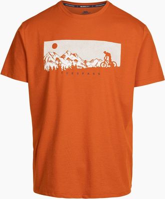 Trespass Mens Trespass Mens Nellow Biker T-Shirt - Orange - Size: 46