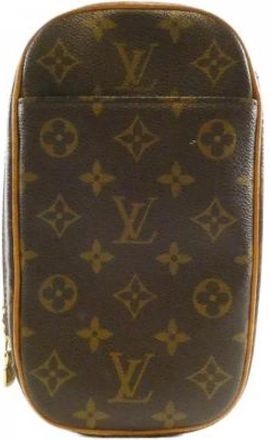 Louis Vuitton Pre-owned Monogram Pochette Gange Schoudertas - Heren - Vintage Heuptassen - Bruin - ONE Size - Vintage