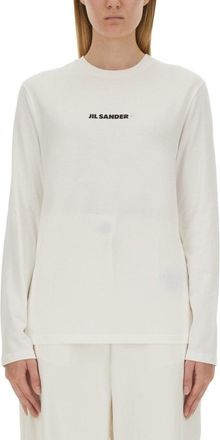 Jil Sander Long-Sleeved T-Shirt With Logo