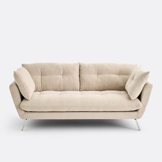 La Redoute Interieurs 3-, 4- of 5-zitsbank in gem&ecirc;leerd polyester, TOMI