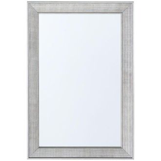 Beliani Beliani - Specchio da parete in colore argento 61 x 91 cm Bubry