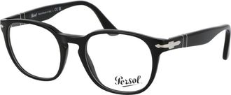 Persol Stijlvolle Optische Bril 0Po 3283V - Heren - Brillen - Zwart - 50 MM - Accessoires