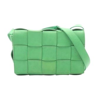 Bottega Veneta Pre-owned Cross Body Bags, female, Green, Size: ONE SIZE Pre-owned Vintage Shoulder Bag