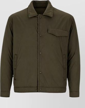 Herno collared jacket long sleeves front pockets