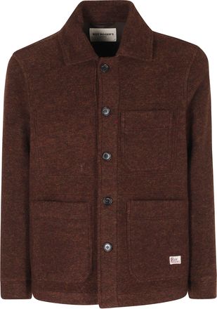 Roy Rogers Rust Work Brushed Wool-Blend Jacket