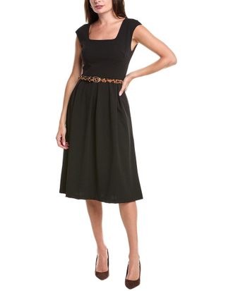 Julia Jordan Scuba Crepe Midi Dress