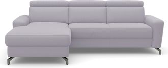 Sit&more Ecksofa »Scarlett L-Form« inklusive Kopfteilverstellung, wahlweise mit Bettfunktion, Bettkasten