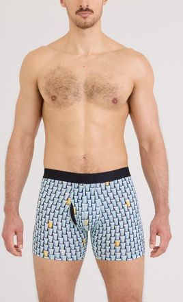 Saxx DropTemp Cooling Cotton Boxer Briefs in Grab A Beer-Multi at Nordstrom, Size Xx-Large