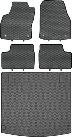 OEM Juego De Alfombrillas De Goma Para Coche Y Maletero Para Opel Astra Iii H Kombi (2004-12.2014)