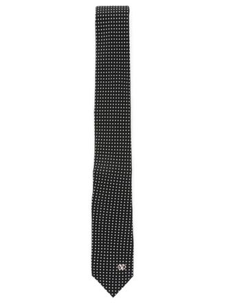 Valentino Garavani Black Polka Dot Tie