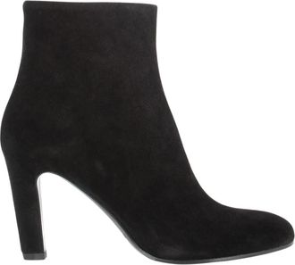 Del Carlo Zip Enkellaars - Dames - Laarzen met Hak - Zwart - 40 EU - Leer - Schoenen