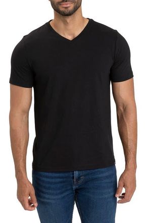 Threads 4 Thought Slim Fit V-Neck T-Shirt in Black at Nordstrom, Size Xx-Large