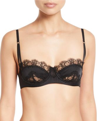 Kiki De Montparnasse Sensuel Lace-Trim Underwire Balconette Bra