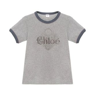 Chloé Dames, Tops, Grijs, Maat: XS