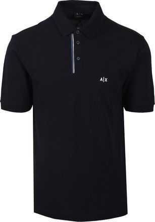 A|X Armani Exchange Mens POLO SHIRT DEEP NAVY Cotton - Size X-Large