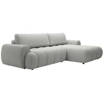 Vente-Unique Vente-unique - Divano letto angolo a destra in Tessuto grigio - fridora