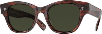 Oliver Peoples OV5490SU Eadie Polarized 1725P1 Womens Sunglasses Tortoiseshell Size 51