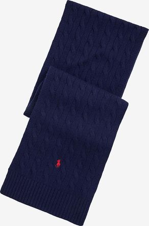 Polo Ralph Lauren Zopfstrick-Schal aus Merinowolle Pony