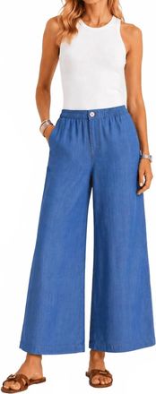 Fifteen Twenty Womens Mason Pants In Chambray