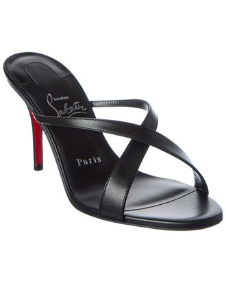 Christian Louboutin Mulazee Cross 80 Leather Sandal