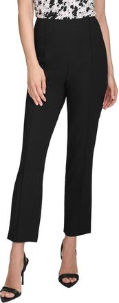 Halston Heritage Slim Pintuck Cropped Pant