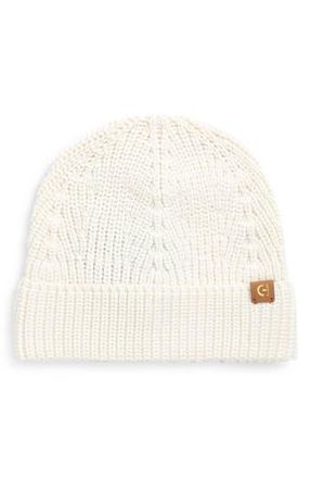 Cole Haan Rib Cuff Beanie in Pristine at Nordstrom Rack