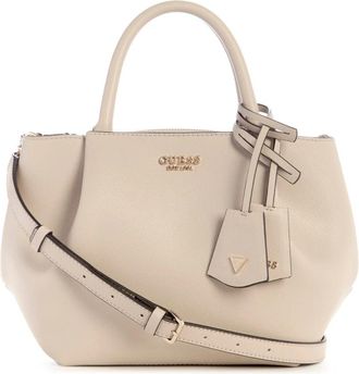 Guess Licht Taupe Schoudertas Noelle Vriendin - Dames - Handtassen - Bruin - ONE Size - Tassen