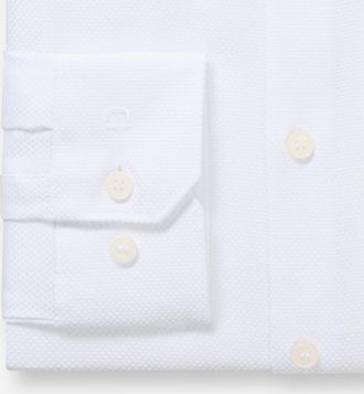 Olymp Langarmhemd OLYMP No 6 six, Herren, Gr. 39, N-Gr, wei&szlig;, Web, Obermaterial: 97% Baumwolle, 3% Elastolefin, sehr schmal, 2-Knopf-Manschette, Hemden Lang