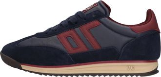 Back70 Back70, Schoenen, Heren, Blauw, 43 EU, Leer, Back 70 Heren Sneakers Jogger Donkerblauw - Maat 48