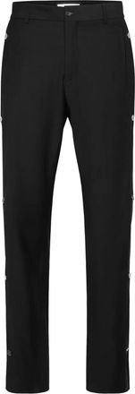 Philipp Plein monogram-insert straight-leg trousers - Black