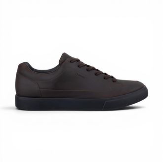 Ecco Ecco Bruine Leren Waterdichte Trainer Sneaker Schoenen - Soft 10