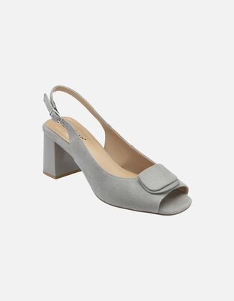 Lotus Womens Josefa Womens Heeled Sandals - Grey - Size: 6