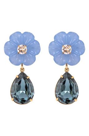 Jennifer Behr Juna Drop Earrings in Blue Chalcedony at Nordstrom