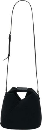 Maison Margiela Tassen, Dames, Zwart, ONE Size, Leer, Japanse Crossbody Tas
