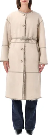 Urban Code Coat Toscana Faux Fur Reversabel Reversible Belted Coat