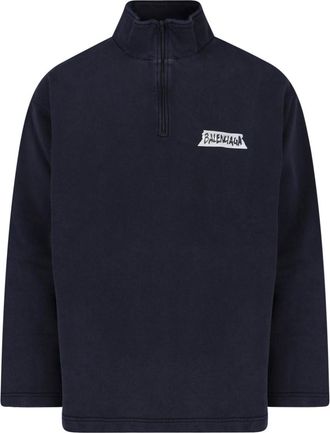 Balenciaga Felpa Zip Masking Tape