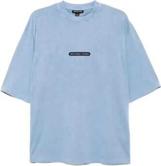 Michael Kors logo cotton T-shirt - Blue