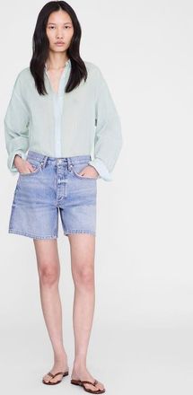 Anine Bing Delaney Short in Arbor Blue at Nordstrom, Size 30