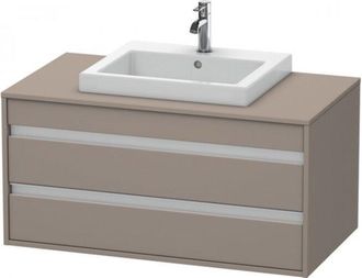 Duravit Ketho M&oacute;dulo Mural 6755, 2 Cajones, 1000mm, Para Lavabo - Duravit
