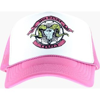 The Celect Hold Fast Trucker Cap in Pink at Nordstrom