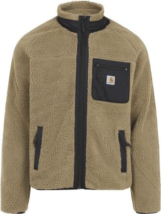 Carhartt Work in Progress Zwarte Teddy Jas Aw 25 - Heren - Vesten met rits - Bruin - 2XL - Hoodies & sweatvesten