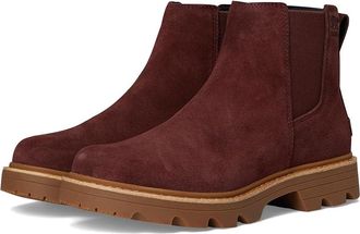 Sorel Revel Rd Chelsea Waterproof Womens Boots Redwood/Gum 10 : 10.5 B - Medium, Suede