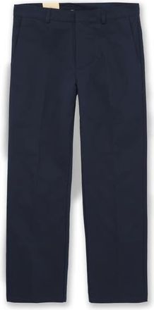 Fortela Maine Heavy Cotton Gabardine Chino Pants in Navy at Nordstrom, Size 34 Eu
