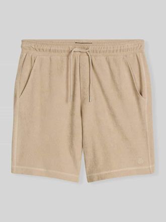 Marc O'Polo Regular Fit Sweatshorts aus reinem Baumwoll-Frottee in Beige, Gr&ouml;&szlig;e XXL