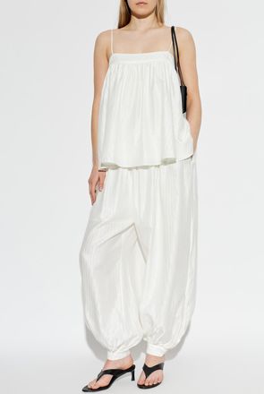 Rotate Spaghetti Strap Top, Womens, White