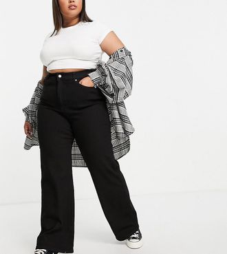 Dr. Denim Moxy straight leg jean in black