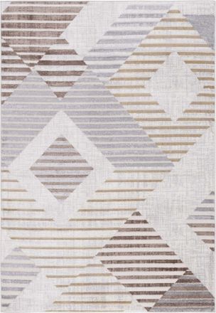 Safavieh Alfombra moderno de polipropileno beige/gris, 122 x 183 cm